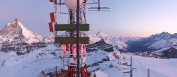 Archiv Foto Webcam Plateau Rosa Breuil Cervinia 06:00