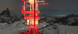 Archiv Foto Webcam Plateau Rosa Breuil Cervinia 23:00