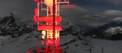 Archiv Foto Webcam Plateau Rosa Breuil Cervinia 23:00