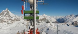 Archiv Foto Webcam Plateau Rosa Breuil Cervinia 09:00