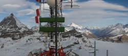 Archiv Foto Webcam Plateau Rosa Breuil Cervinia 09:00