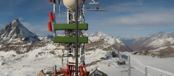 Archiv Foto Webcam Plateau Rosa Breuil Cervinia 13:00