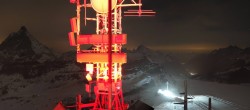Archiv Foto Webcam Plateau Rosa Breuil Cervinia 04:00
