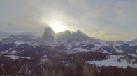 Archiv Foto Webcam Ausblick Seiser Alm 07:00