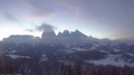 Archiv Foto Webcam Ausblick Seiser Alm 06:00