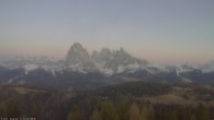 Archiv Foto Webcam Ausblick Seiser Alm 19:00