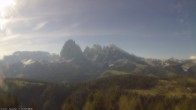 Archiv Foto Webcam Ausblick Seiser Alm 07:00