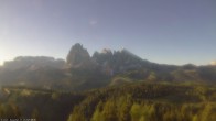 Archiv Foto Webcam Ausblick Seiser Alm 05:00