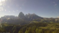 Archiv Foto Webcam Ausblick Seiser Alm 07:00