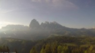 Archiv Foto Webcam Ausblick Seiser Alm 06:00