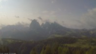 Archiv Foto Webcam Ausblick Seiser Alm 07:00