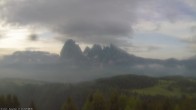 Archiv Foto Webcam Ausblick Seiser Alm 05:00