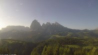 Archiv Foto Webcam Ausblick Seiser Alm 06:00