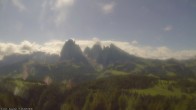 Archiv Foto Webcam Ausblick Seiser Alm 09:00