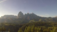 Archiv Foto Webcam Ausblick Seiser Alm 05:00