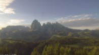 Archiv Foto Webcam Ausblick Seiser Alm 05:00