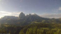 Archiv Foto Webcam Ausblick Seiser Alm 06:00