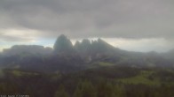 Archiv Foto Webcam Ausblick Seiser Alm 17:00
