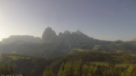 Archiv Foto Webcam Ausblick Seiser Alm 06:00