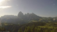Archiv Foto Webcam Ausblick Seiser Alm 07:00