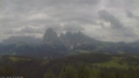 Archiv Foto Webcam Ausblick Seiser Alm 11:00