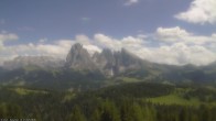 Archiv Foto Webcam Ausblick Seiser Alm 13:00