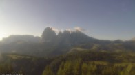 Archiv Foto Webcam Ausblick Seiser Alm 06:00