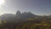 Archiv Foto Webcam Ausblick Seiser Alm 07:00