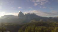 Archiv Foto Webcam Ausblick Seiser Alm 06:00