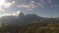 Archiv Foto Webcam Ausblick Seiser Alm 07:00