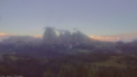 Archiv Foto Webcam Ausblick Seiser Alm 19:00