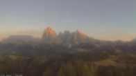 Archiv Foto Webcam Ausblick Seiser Alm 17:00