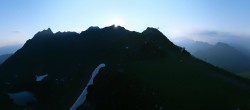 Archived image Webcam Panorama Gondola - Silvretta Montafon 23:00