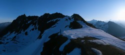 Archived image Webcam Panorama Gondola - Silvretta Montafon 23:00