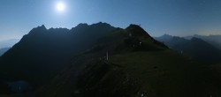 Archived image Webcam Panorama Gondola - Silvretta Montafon 01:00
