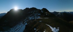 Archived image Webcam Panorama Gondola - Silvretta Montafon 23:00