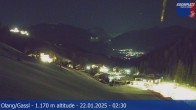 Archived image Webcam Base station Gassl, Plan de Corones 01:00