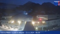 Archiv Foto Webcam Talstation Miara, Kronplatz 05:00