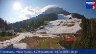 Archived image Webcam Base station Passo Furcia, Plan de Corones 07:00