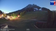 Archived image Webcam Base station Passo Furcia, Plan de Corones 03:00
