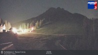 Archived image Webcam Base station Passo Furcia, Plan de Corones 01:00