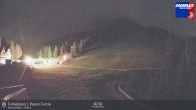 Archived image Webcam Base station Passo Furcia, Plan de Corones 23:00