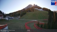 Archived image Webcam Base station Passo Furcia, Plan de Corones 09:00