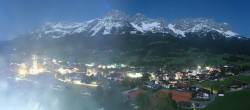 Archived image Webcam Ellmau, mountain range Wilder Kaiser 01:00