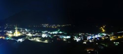Archived image Webcam Ellmau, mountain range Wilder Kaiser 21:00