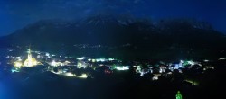 Archived image Webcam Ellmau, mountain range Wilder Kaiser 01:00