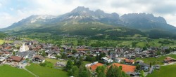 Archived image Webcam Ellmau, mountain range Wilder Kaiser 09:00