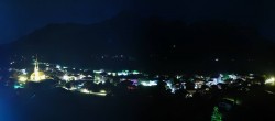 Archived image Webcam Ellmau, mountain range Wilder Kaiser 23:00