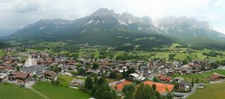 Archiv Foto Webcam Ellmau, Wilder Kaiser 13:00