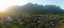 Archiv Foto Webcam Ellmau, Wilder Kaiser 19:00